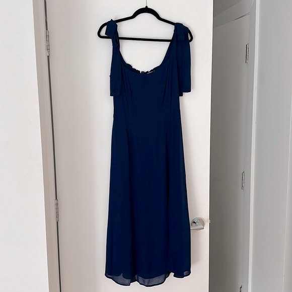 Navi blue midi dress. Size 10. - Picture 1 of 2